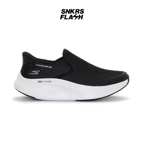 SKECHERS GO Walk Max Walker Black White Sepatu Casual Pria  - 216593BKW - Size 40