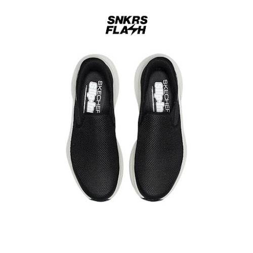 SKECHERS GO Walk Max Walker Black White Sepatu Casual Pria  - 216593BKW - Size 40