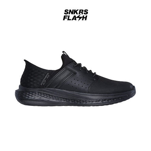 SKECHERS M St Slade Triple Black Sepatu Training Pria  - 210828BBK - Size 45.5