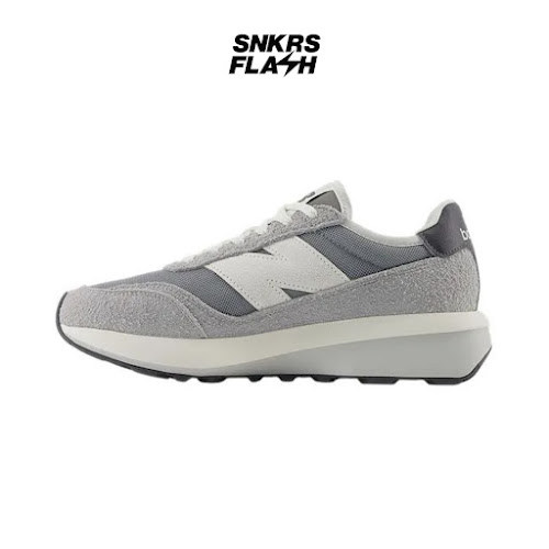 NEW BALANCE 370 Grey Sepatu Sneakers Unisex  - U370AH - Size 43