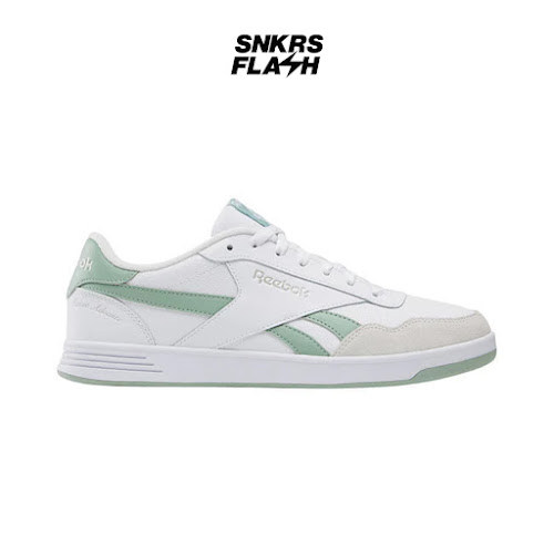 REEBOK COURT Advance White Hybrid Green Sepatu Sneakers Unisex  - 100208947 - Size 40