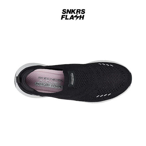 SKECHERS SPORT Active Vapor Foam Black White Sepatu Casual Wanita  - 104637BKW - Size 39