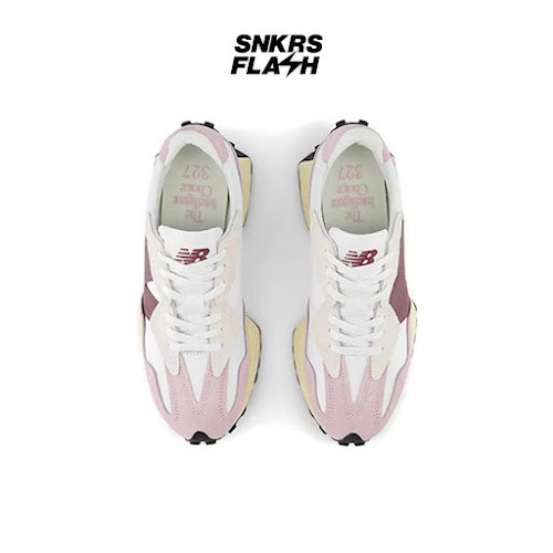 NEW BALANCE 327 Twilight Haze Faded Plum Sepatu Sneakers Wanita  - U327WPKB - Size 37