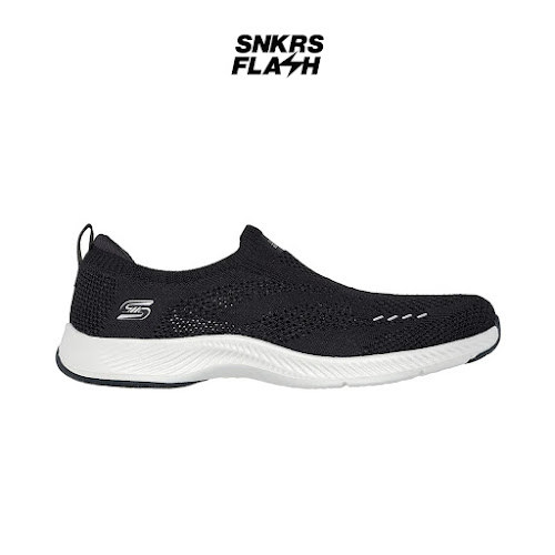 SKECHERS SPORT Active Vapor Foam Black White Sepatu Casual Wanita  - 104637BKW - Size 39