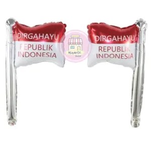 Balon Bendera Foil Merah Putih