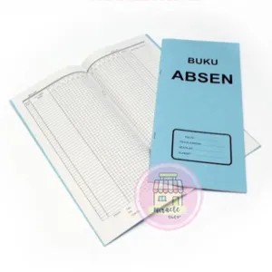 Buku Absen ( motif polos dan batik.  nanti di kasih . ya)