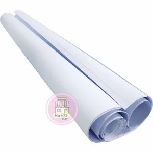 Kertas Karton warna Putih (lembaran besar) 6g