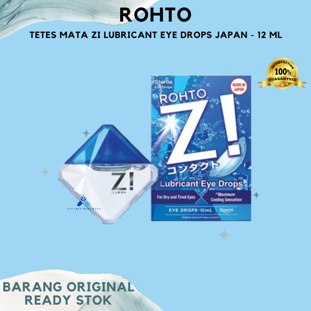 Rohto Tetes Mata Zi Lubricant Eye Drops Japan