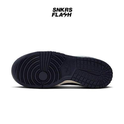 NIKE Dunk Low Football Grey Midnight Navy (Gs) Sepatu Sneakers Unisex - Fb9109002 - Size 37.5