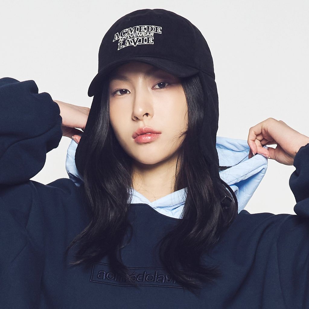 [ADLV] Earmuffs Patch Ball Cap Black - Topi Standard Fit Unisex Acme de da vie