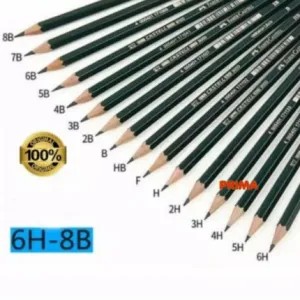 Faber Castel Pensil 2B sd 8B Castell 9000