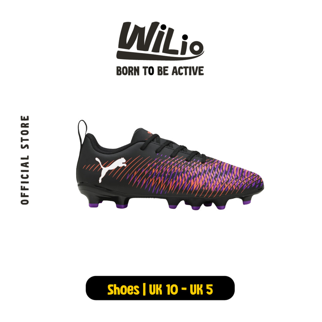 PUMA Future 8 Play Fg/Ag Jr 10814401 - Sepatu Bola Anak (Hitam)