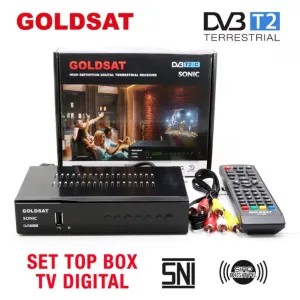 SET TOP BOX tv digital GOLDSAT SONIC DVB T2