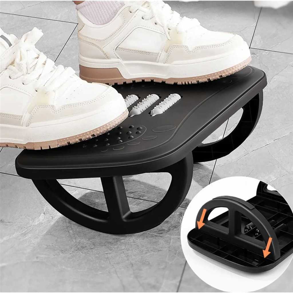 FOOT STOOL Pijakan Kaki Portability Foot Rest With Massage Rollers - FS2