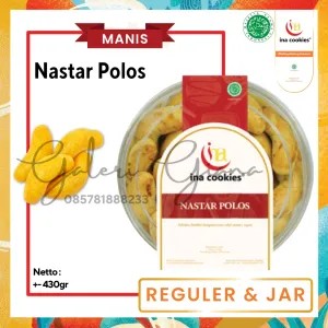 INA Cookies Kue Kering Nastar Polos
