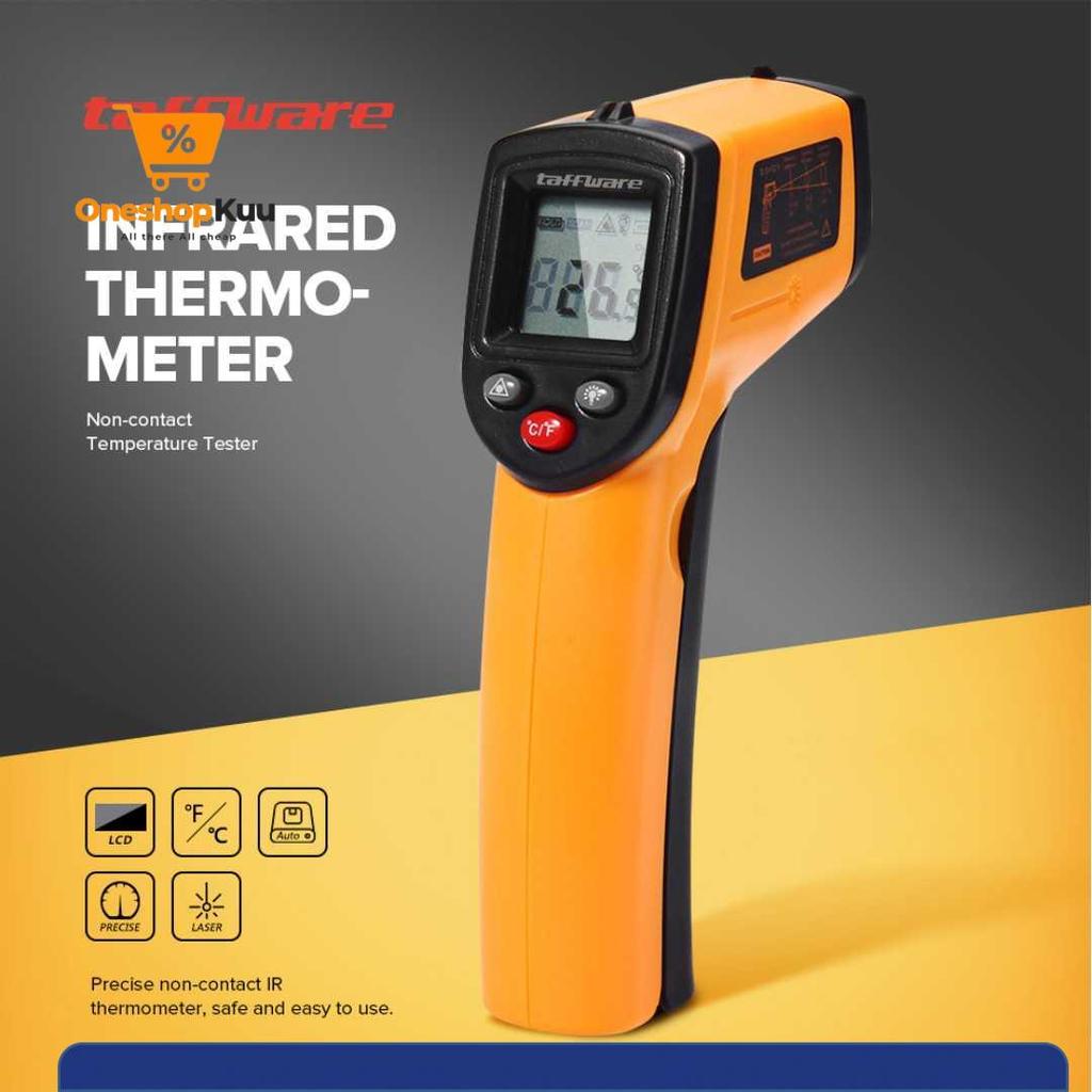 Taffware Thermogun Thermometer Industrial Laser Infrared NonContact - GM320 (CX6000 Series)