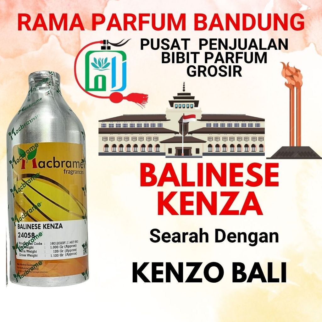[ Macbrame ] BALINESE KENZA | Bibit parfum murni original pabrik kemasan 250ML/500ML/1KG- kenzo bali