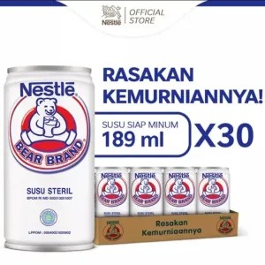 SUSU BEAR BRAND 1 DUS ISI 30 30per pack