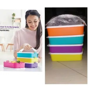 Tupperware Click To Go ( 4 Susun )