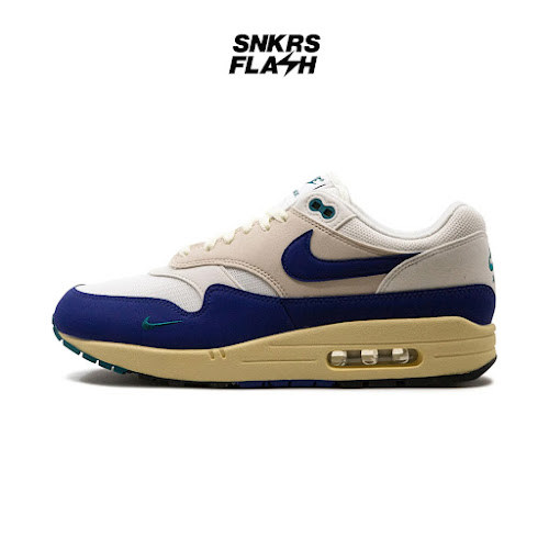 NIKE Air Max 1 Athletic Department Deep Royal Blue Sepatu Sneakers Pria - FQ8048133 - Size 44
