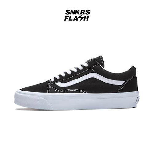 VANS Old Skool 36 Lx Black White Sepatu Sneakers Unisex - VN000CQDBA2