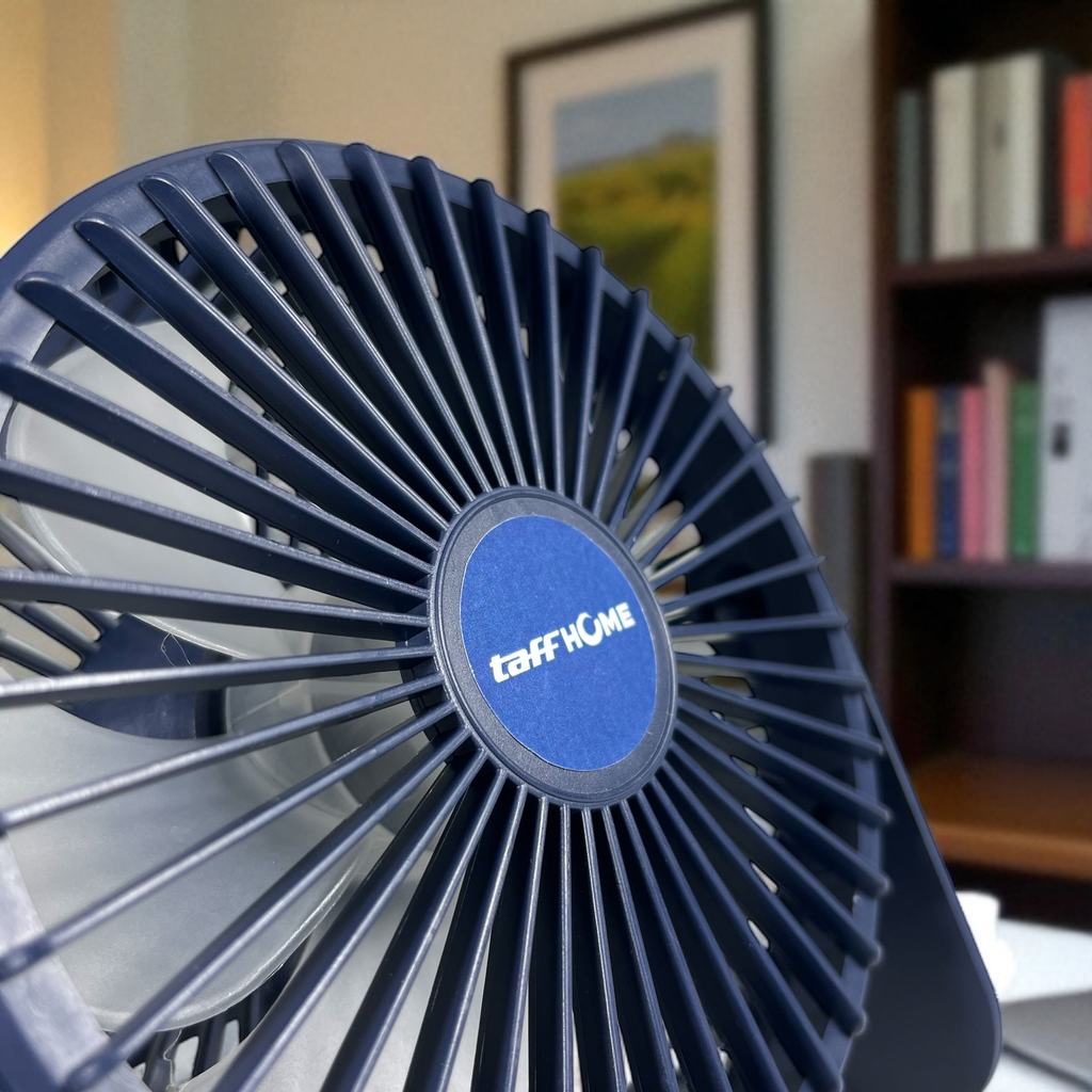 TaffHOME - Kipas Angin Meja Portable - Desk Fan USB 5 Inch - 2.5W - Cooling Fan Rumah Kantor - Mini 