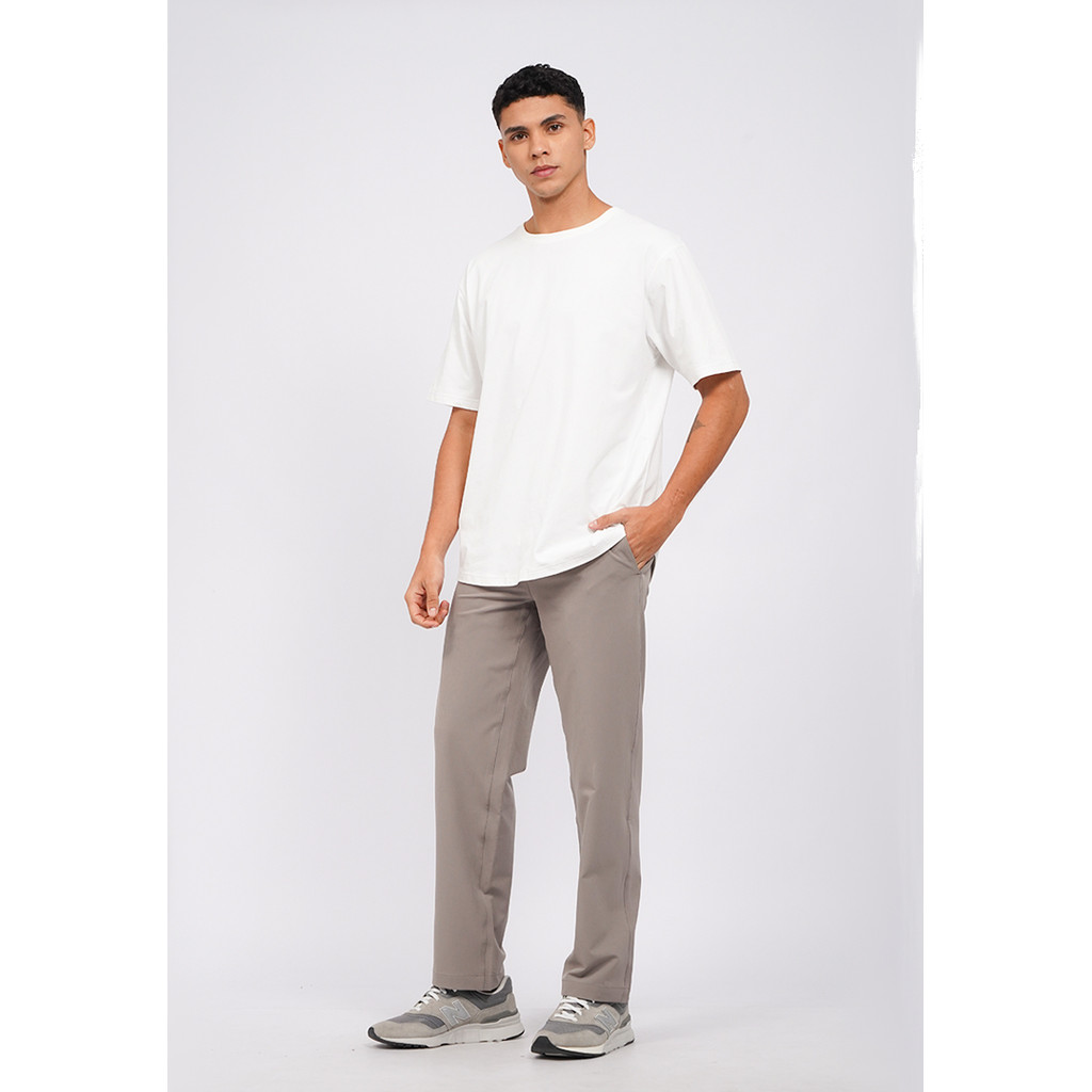 Executive Regular Fit 4-Way Stretch Pants Taupe