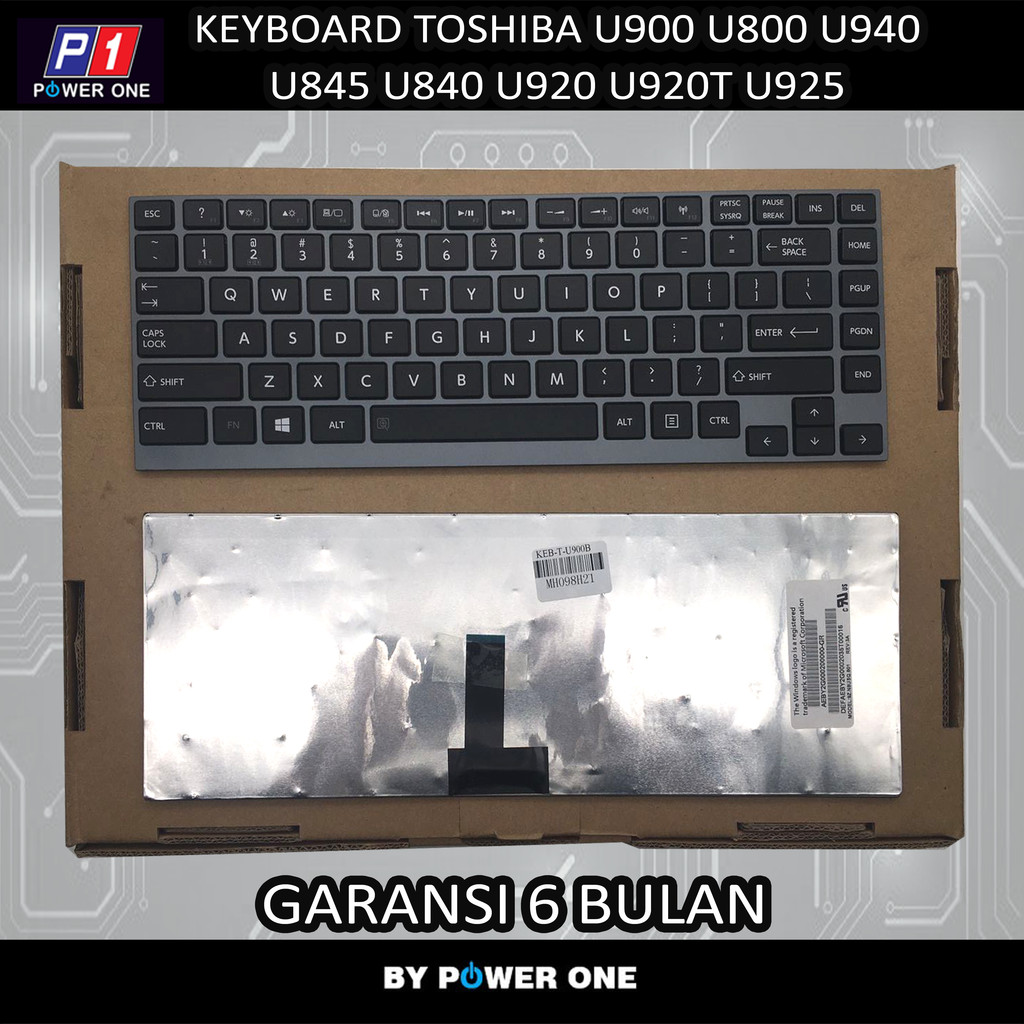 Keyboard Toshiba U900 U800 U940 U845 U840 U920 U920T U925