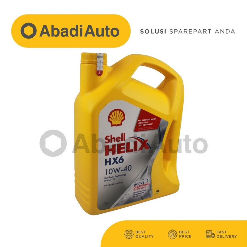 Oli Shell Helix Hx 6 10W-40 (4 Liter) 792A4 Shell