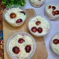 salad buah susu keju mayones porsi kecil
