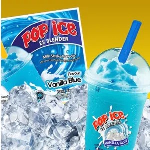 minuman pop es rasa vanila