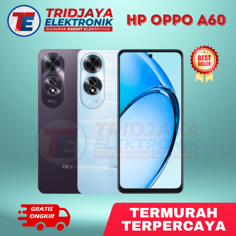 HP OPPO A60 RAM 8/256 GB MURAH GARANSI RESMI Terlaris