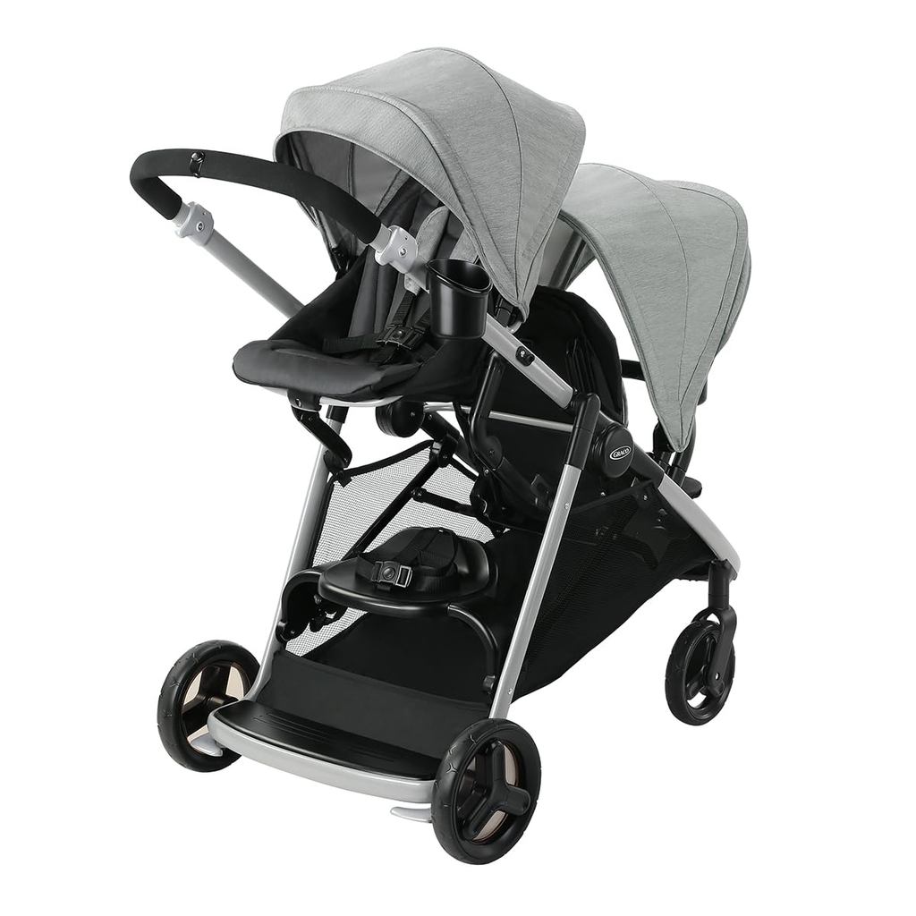 Graco Ready2Grow LX 2.0 Double Stroller Features Bench Seat 