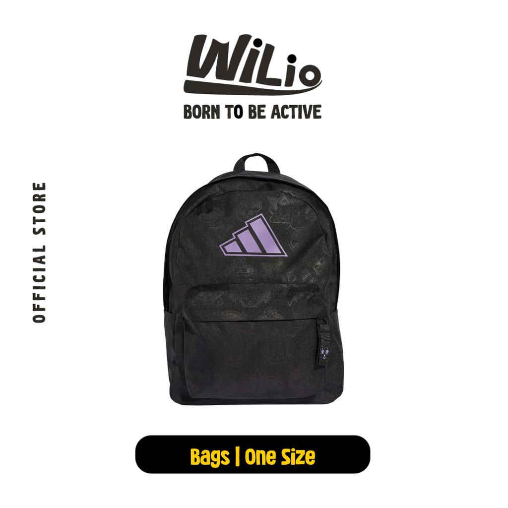 ADIDAS Girls Funny Animals Backpack Kids JV5161 - Tas Ransel Anak (Hitam)