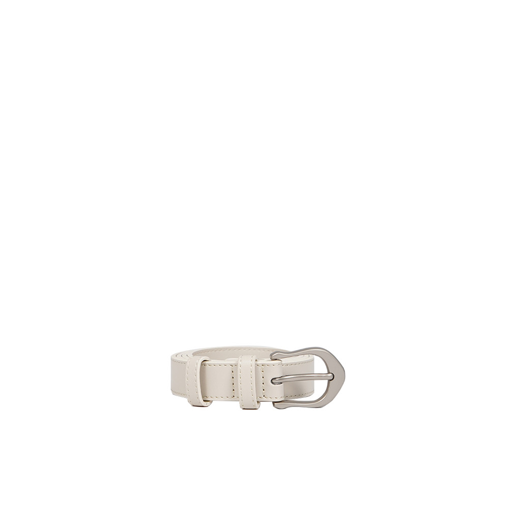 Executive Off White D-Ring Belt