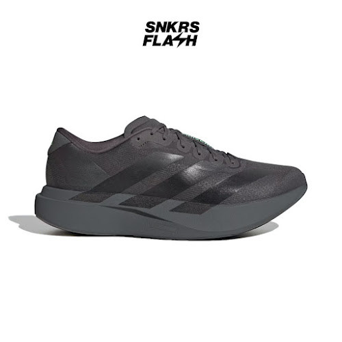 ADIDAS ADIZERO EVO SL GREY BLACK LIME BURST - KJ1364 - Size 46