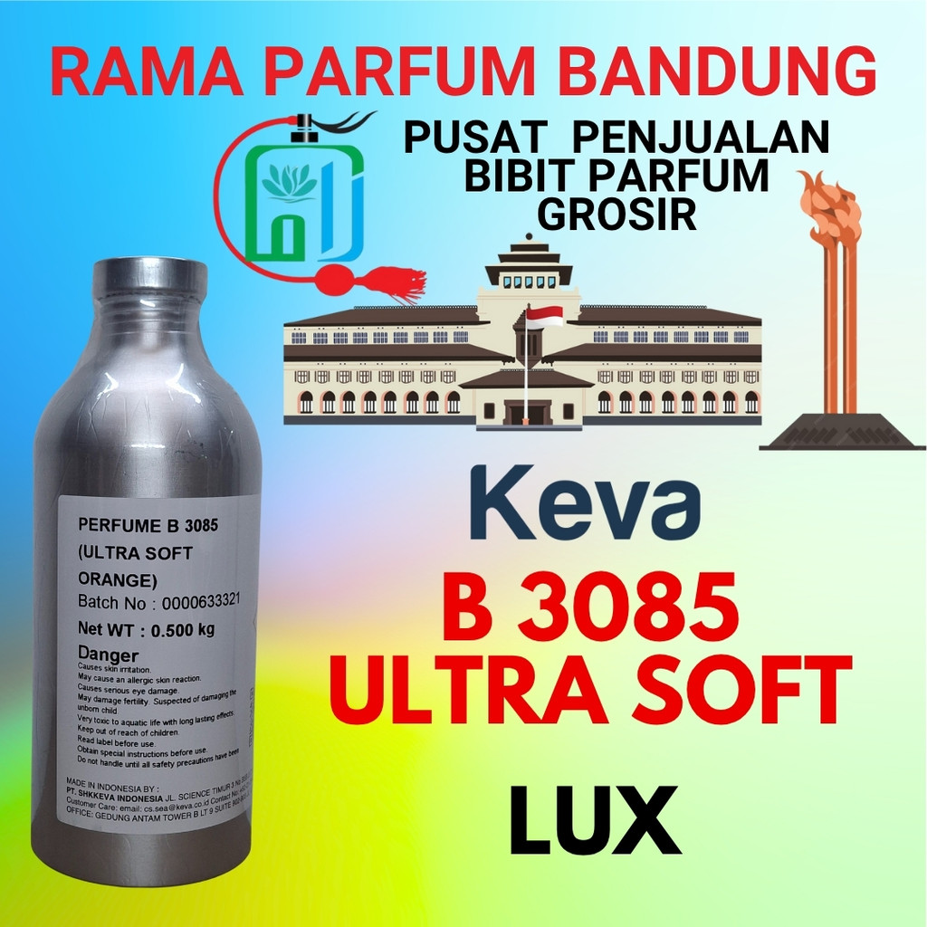 [ Keva ] ULTRA SOFT ORANGE | Bibit parfum murni original pabrik kemasan 500 Gram - Lux sabun
