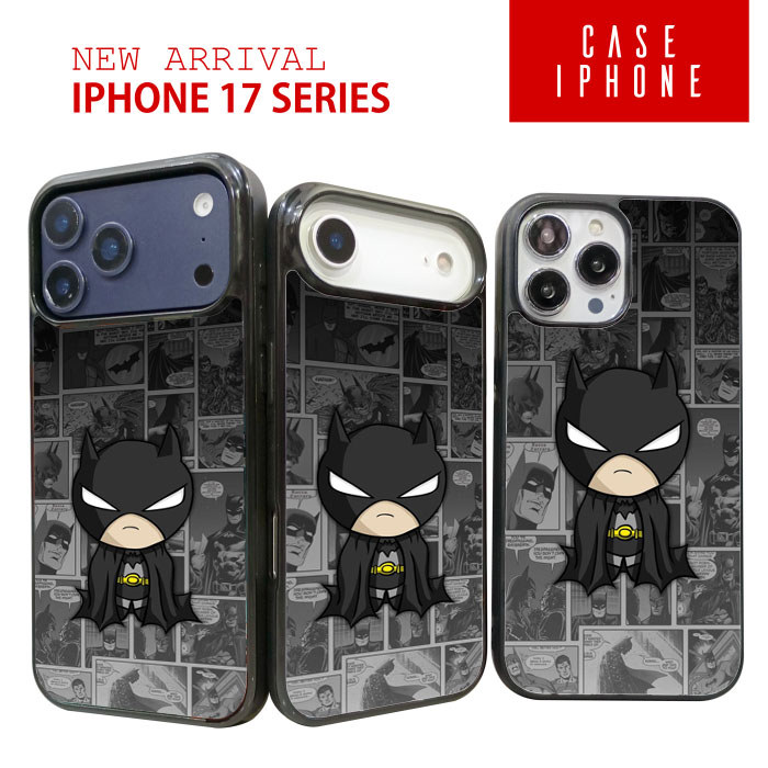 Case Casing TPU iPhone 17 16 15 14 13 12 11 XR XS Mini Plus Pro Max Air Batman RK292 Hybrid Case Rub