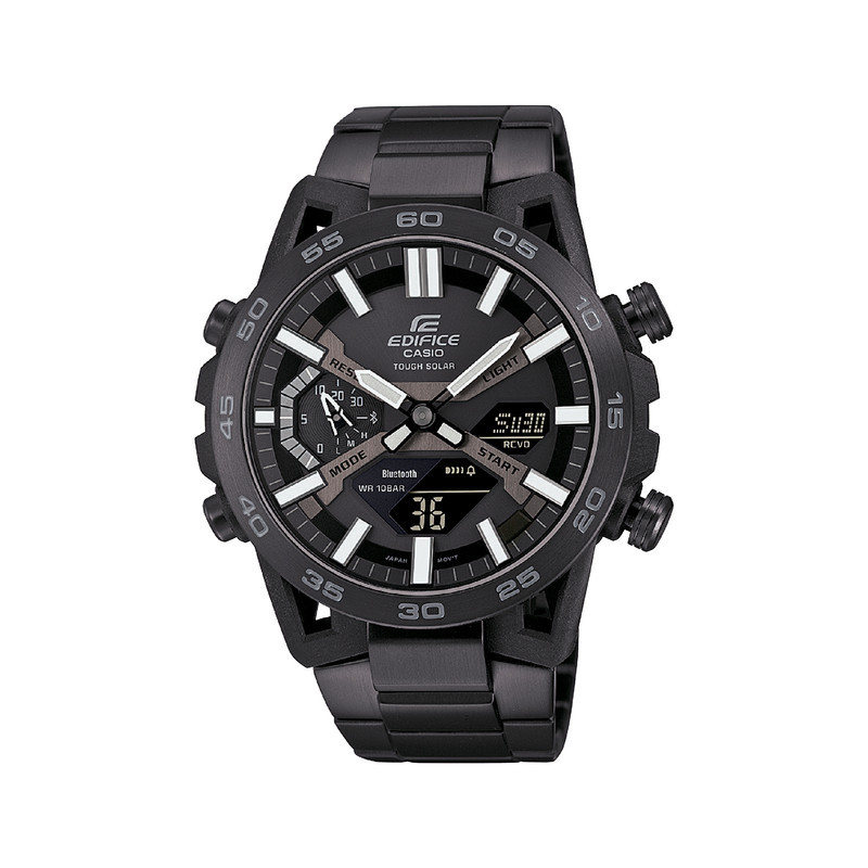 Casio Edifice Jam Tangan Pria format Analog Digital ECB-2000DC-1BDF