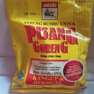 tepung pisang goreng adabi