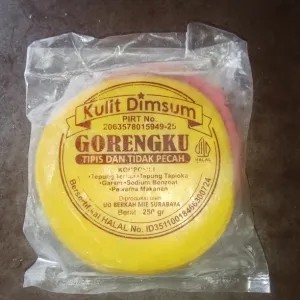KULIT DIMSUM GORENGKU WARNA WARNI BERAT BERSIH=250G
