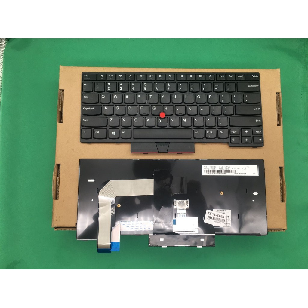 Keyboard Lenovo t470 t470s t480 Black