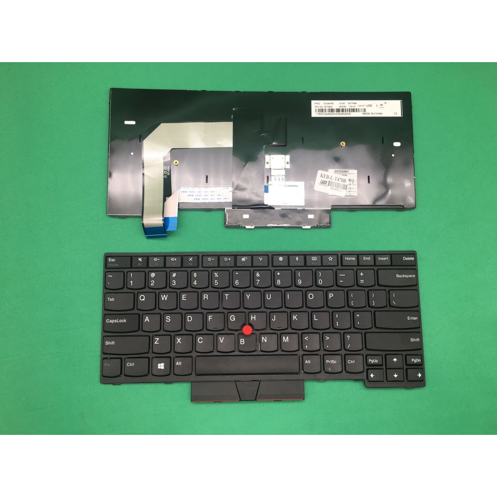 Keyboard Lenovo t470 t470s t480 Black