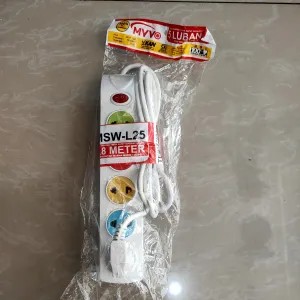 Olor/stop kontak kabel Myvo 1,8 meter lubang 5