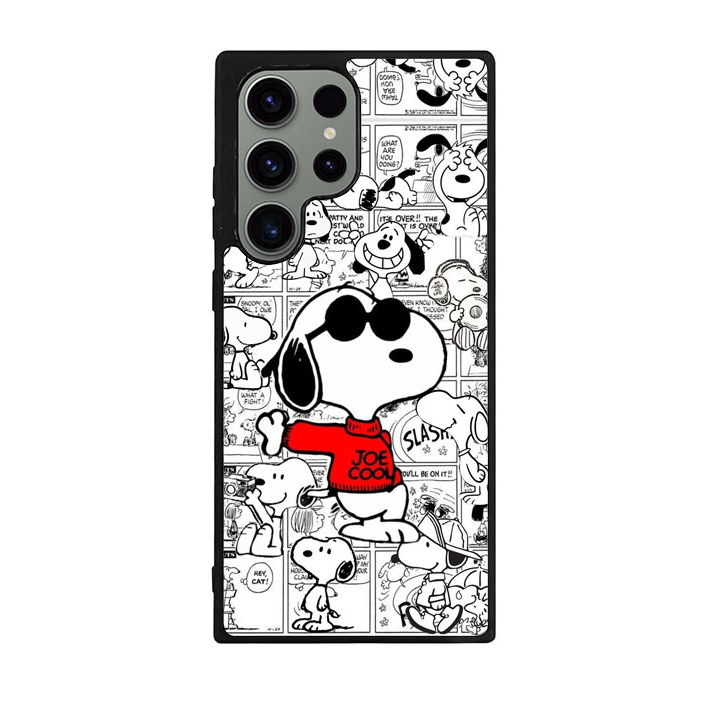 Case Casing Samsung Galaxy S25 24 23 22 21 20 10 FE Plus Ultra Edge Snoopy RK394 Hybrid Case Rubber 