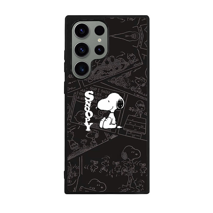 Case Casing Samsung Galaxy S25 24 23 22 21 20 10 FE Plus Ultra Edge Snoopy RK398 Hybrid Case Rubber 