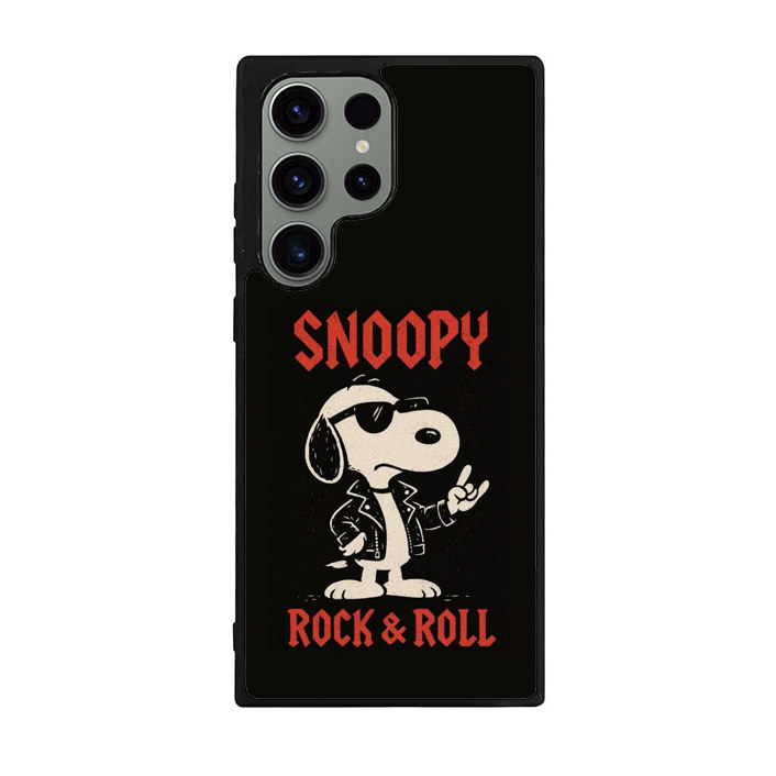 Case Casing Samsung Galaxy S25 24 23 22 21 20 10 FE Plus Ultra Edge Snoopy RK421 Hybrid Case Rubber 