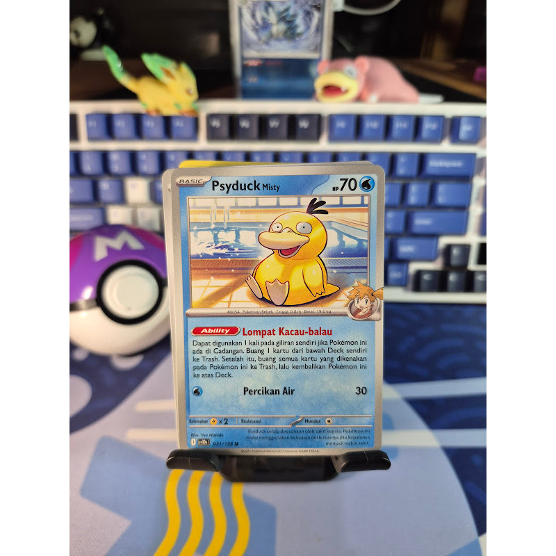 Psyduck Misty 031/138 U - Pokemon TCG Indonesian