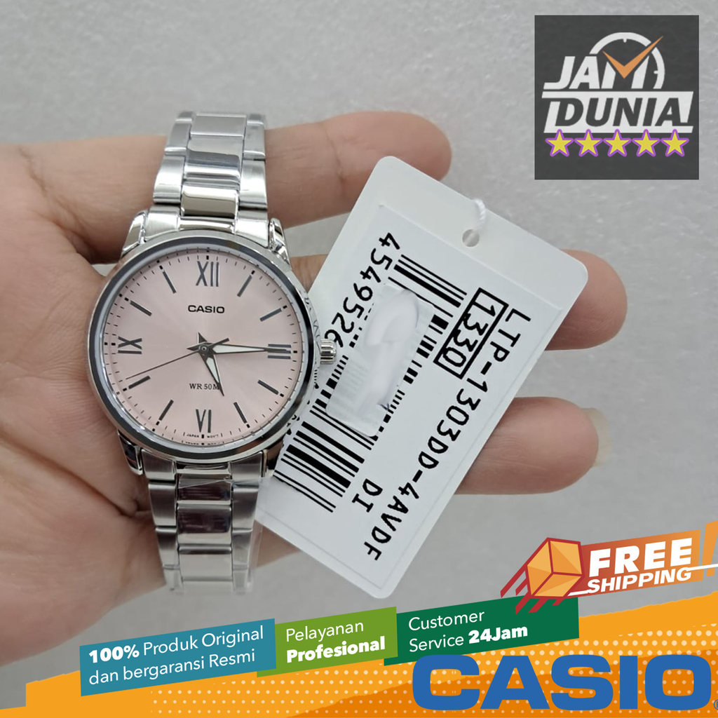 JAM TANGAN WANITA ANALOG CASIO ORIGINAL CASIO LTP-1303DD-4AVDF CASIO LTP 1303DD 4A CASIO LTP-1303DD-