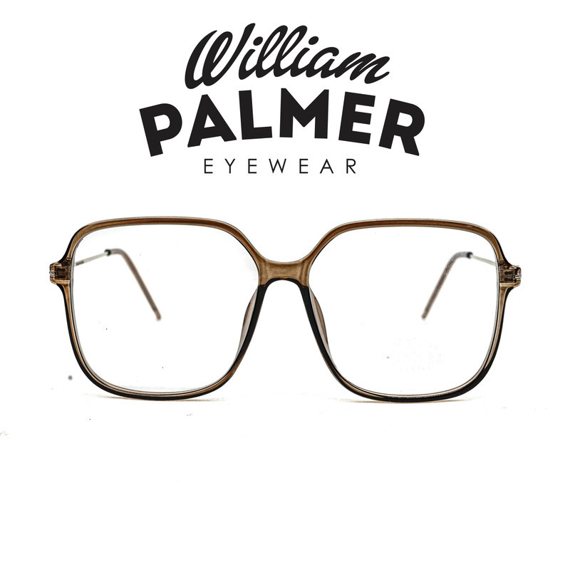 William Palmer Kacamata Pria Wanita Shell 85077 Brown